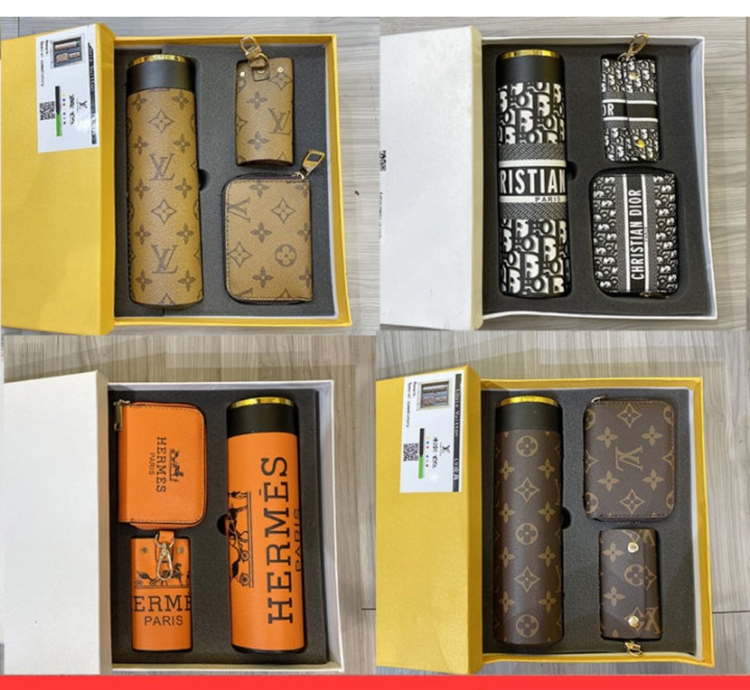 Thermos Tumbler & Wallet & Keyholder Set - Other Brand Mug | Aleppo Gift UAE